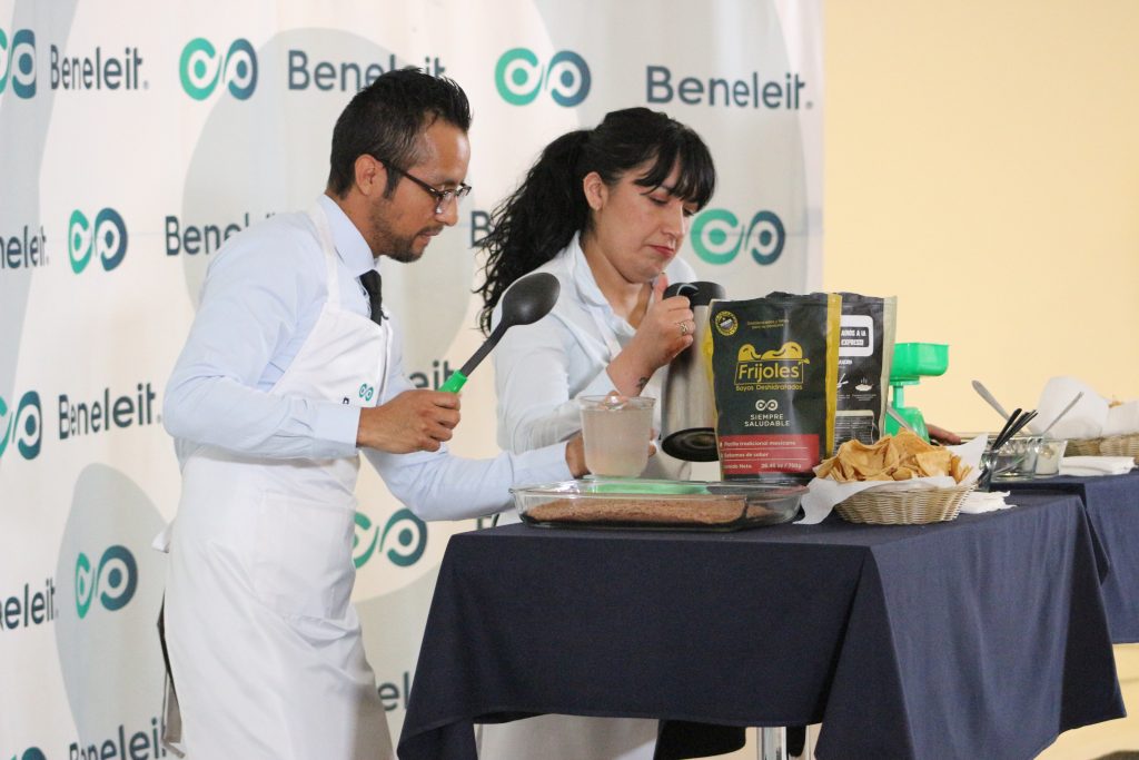 Demostración de preparación de Beneleit alimentos