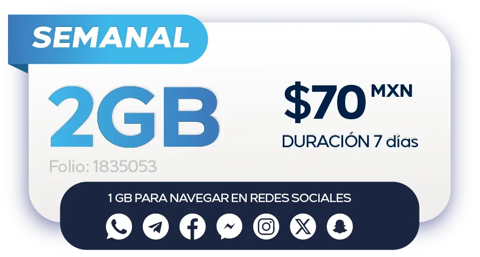 Paquete semanal